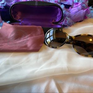 Tortoise framed Morgenthal Frederics sunglasses